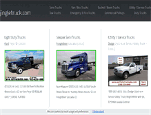 Tablet Screenshot of jingletruck.com